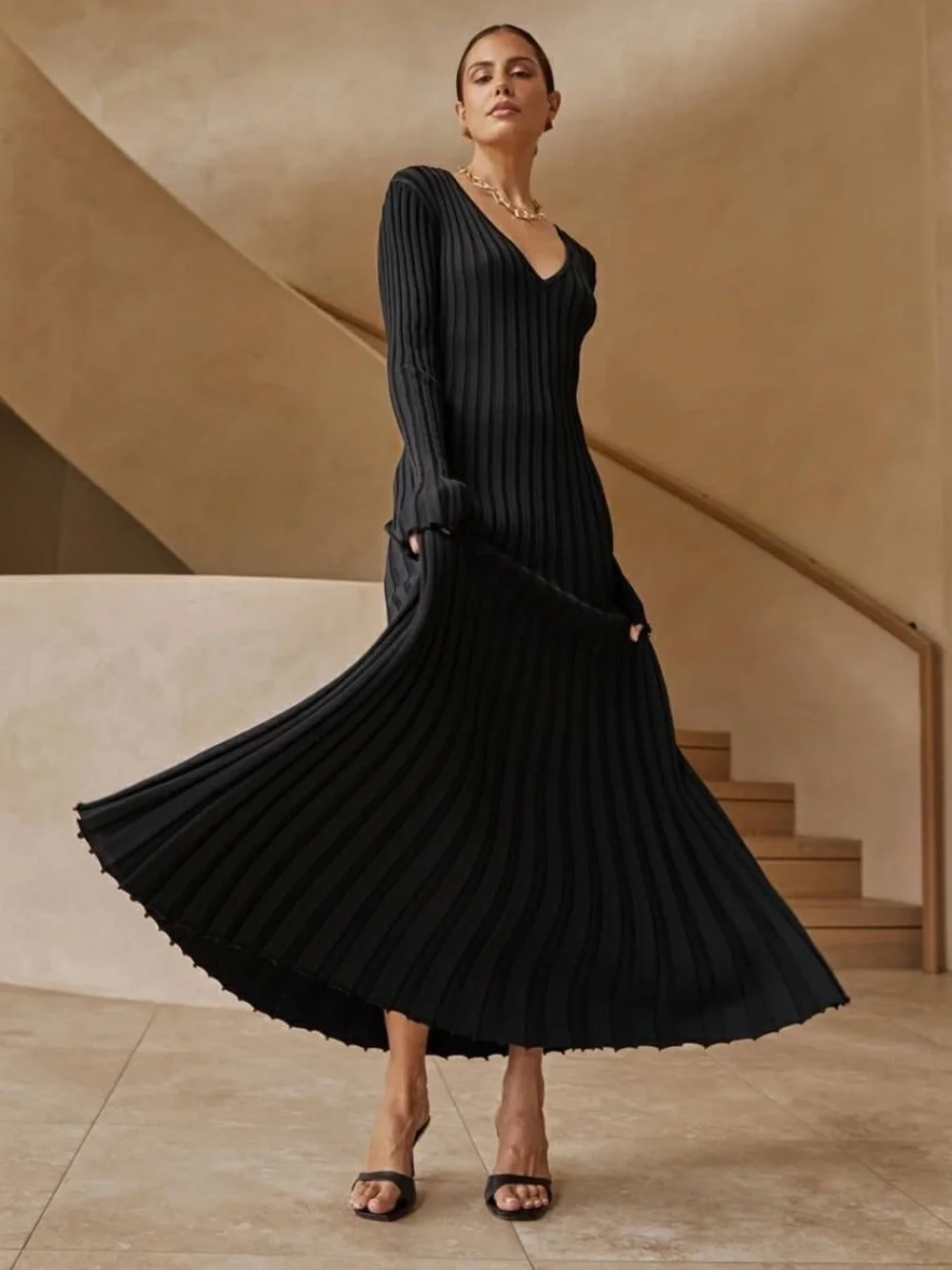 DISSH Reign Ribbed Knit Dress - Picture 2 of 11